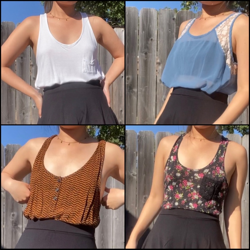 Set of 4 Tanks!